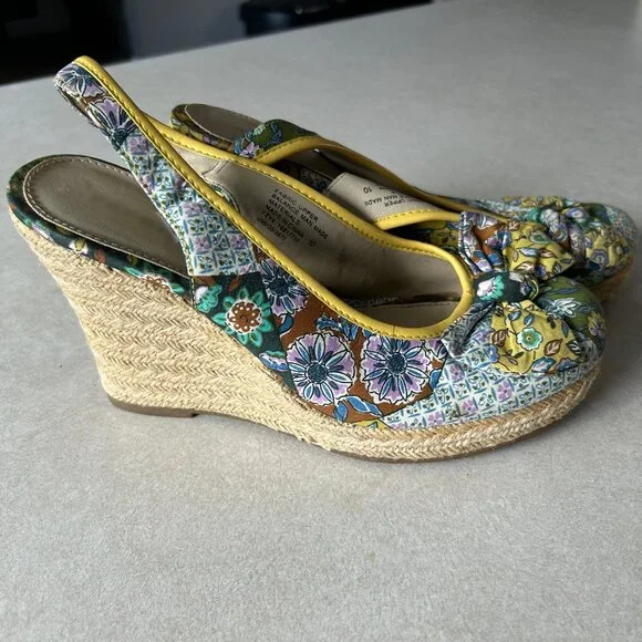 Patchwork Wedge Sandals ASO Alex Russo - Picture 4 of 8